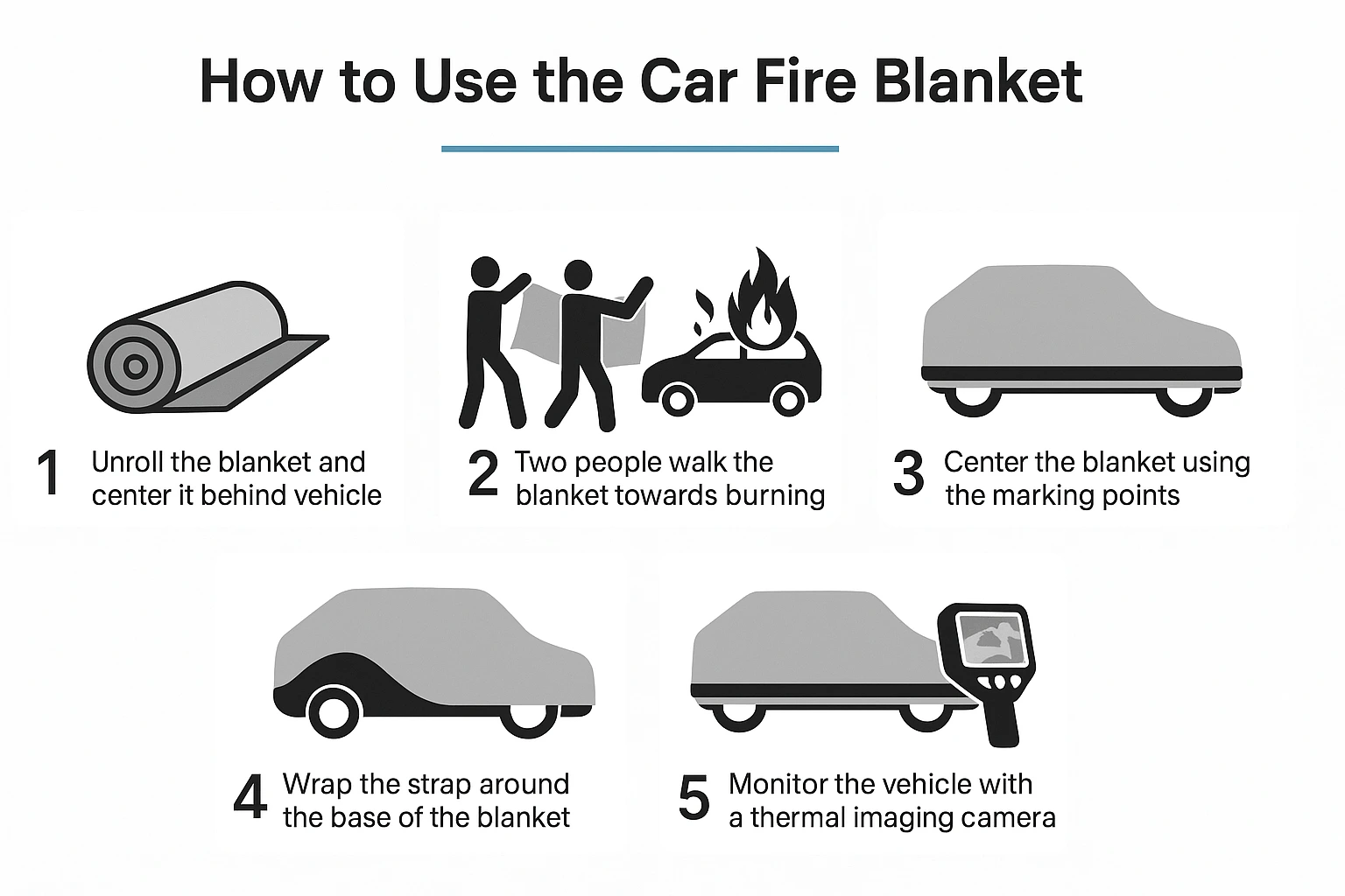 How to Use the Car Fire Blanket – Step-by-Step Guide