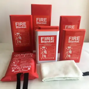 EN1869 Emergency Fiberglass Fire Blanket Fireproof Blanket 40”x40”(1mx1m)